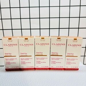 2/$80 🆕 Clarins Total Eye Smooth Cream 3mlx5=15ml like a Full size